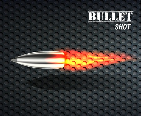 bullet background concept. vector illustrationのイラスト素材