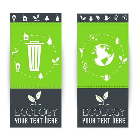 flat cycle eco infographic background concept. Vector illustration design.のイラスト素材