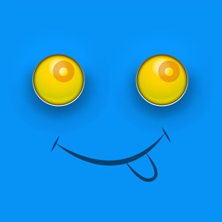 happy smile emotion. Vector illustration designのイラスト素材