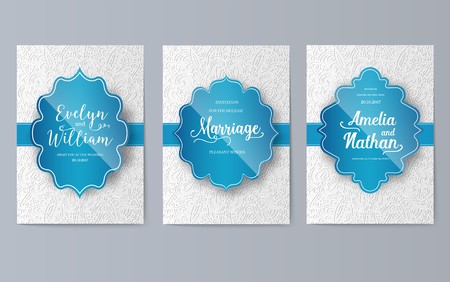 Oriental concept for a new style magazine. A poster with floral patterns for a home handmade business. Invitation card for birthday, party or wedding. Traditional design with typography for printingのイラスト素材