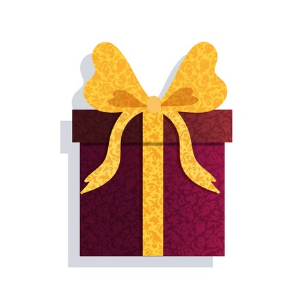 colorful vintage gift postcard set icons concept. Vector illustration design.のイラスト素材