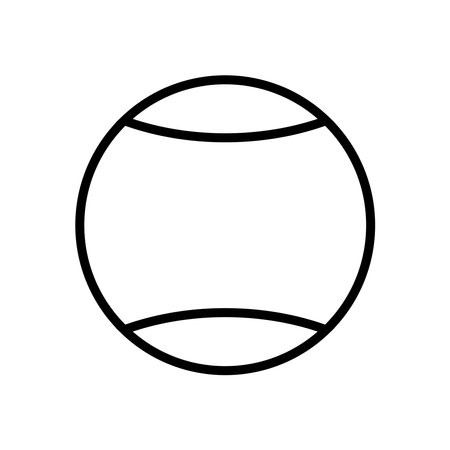 tennis ball icon vector design template in white backgroundのイラスト素材