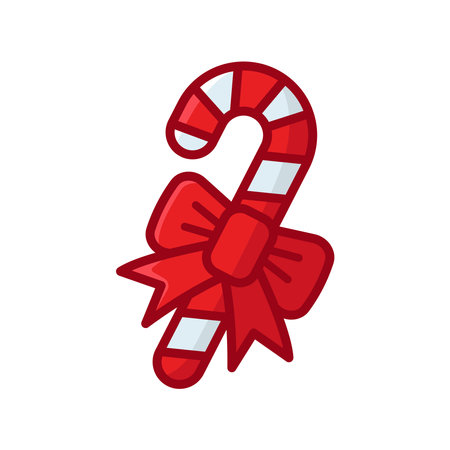christmas candy icon vector design template in white backgroundのイラスト素材