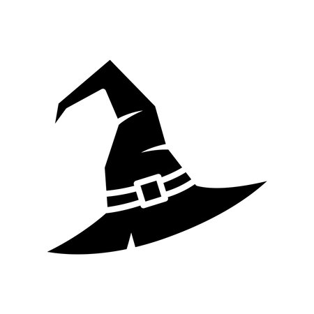 halloween hat icon vector design templateのイラスト素材