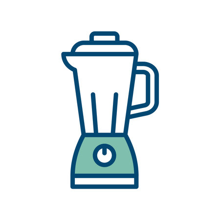 kitchen blender icon vector design template in white backgroundのイラスト素材