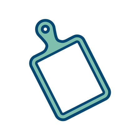 cutting board icon vector design template in white backgroundのイラスト素材