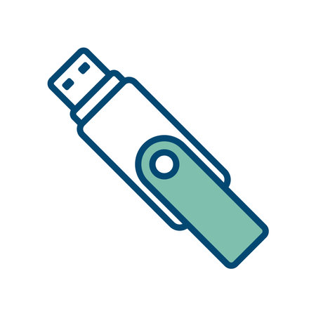 flash disk icon vector design template in white backgroundのイラスト素材