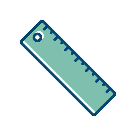 ruler icon vector design template in white backgroundのイラスト素材