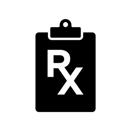 rx icon vector design template in white backgroundのイラスト素材