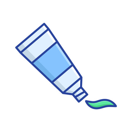 tooth paste icon vector design template in white backgroundのイラスト素材