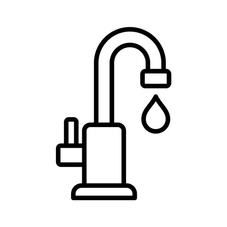 water tap icon vector design template in white backgroundのイラスト素材