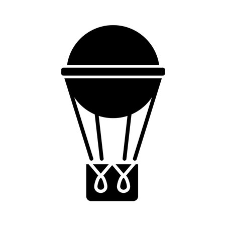 air balloon icon vector design template in white backgroundのイラスト素材