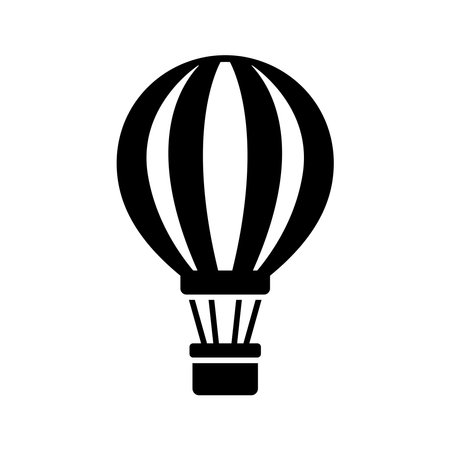 air balloon icon vector design template in white backgroundのイラスト素材