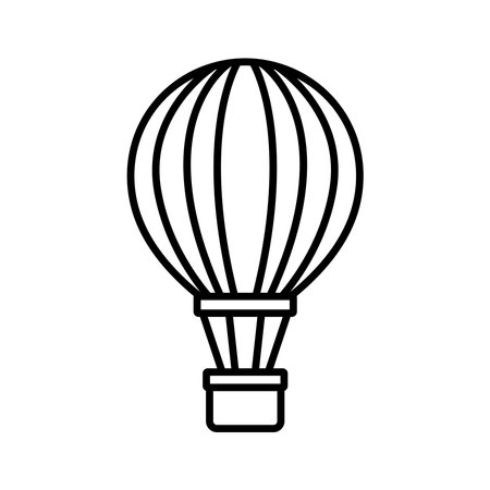 air balloon icon vector design template in white backgroundのイラスト素材