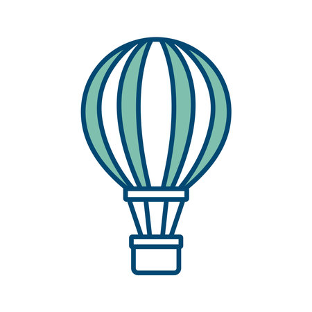 air balloon icon vector design template in white backgroundのイラスト素材