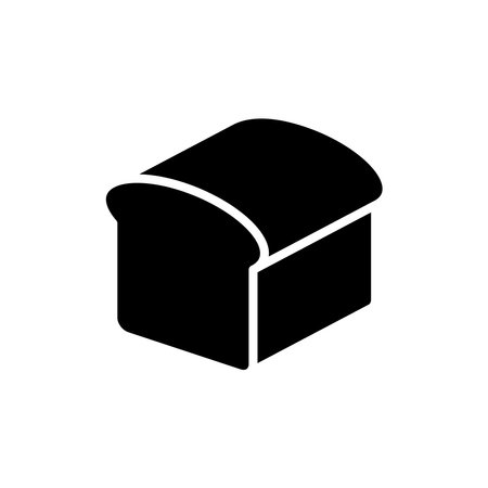 bread icon vector design template in white backgroundのイラスト素材