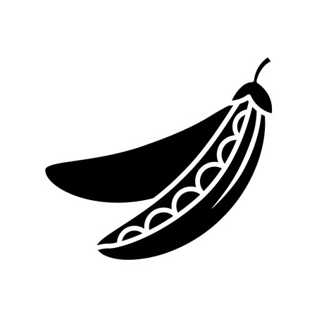 peas icon vector design template in white backgroundのイラスト素材