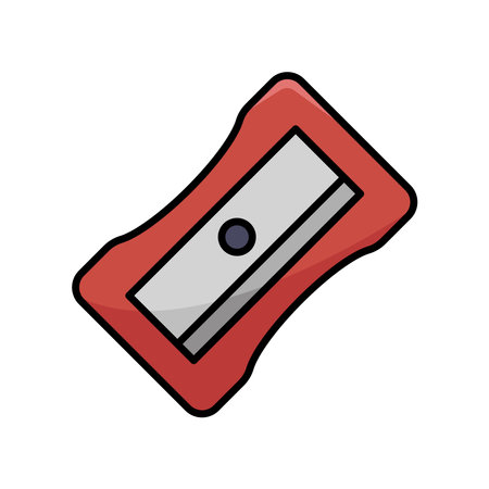 pencil sharpener icon vector design template in white backgroundのイラスト素材