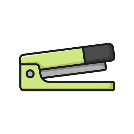 stapler icon vector design template in white backgroundのイラスト素材
