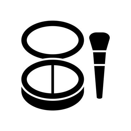 blush on icon vector design template in white backgroundのイラスト素材