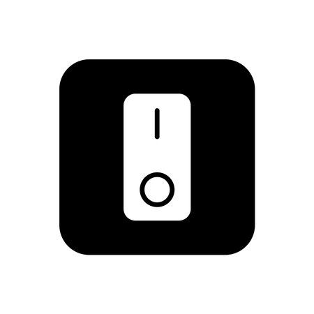 switch button icon vector design template in white backgroundのイラスト素材
