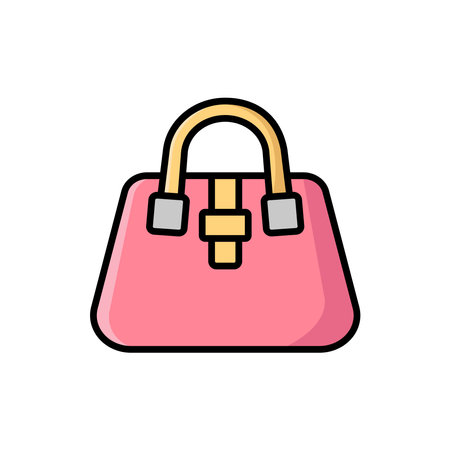purse icon vector design template in white backgroundのイラスト素材