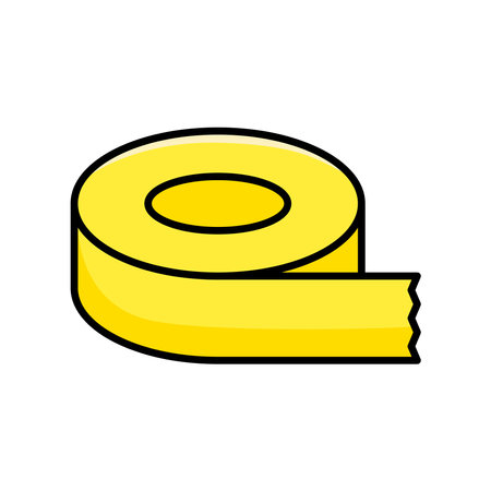 tape icon vector design template in white backgroundのイラスト素材