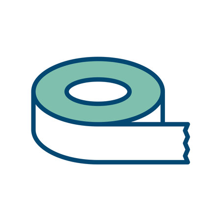 tape icon vector design template in white backgroundのイラスト素材