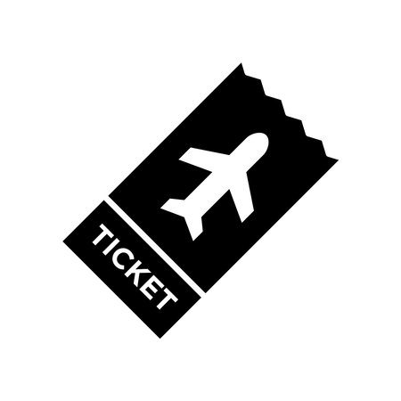 ticket icon vector design template in white backgroundのイラスト素材