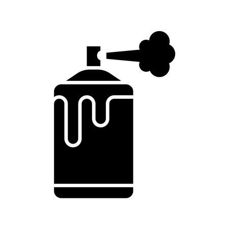 paint spray icon vector design template in white backgroundのイラスト素材