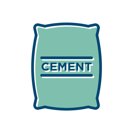cement icon vector design template in white backgroundのイラスト素材