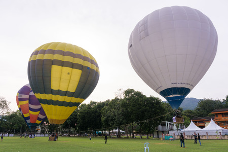 Pulau Pinang, Malaysia. 2 FEB 2017:Hot Air Balloons Festival at Padang Polo,Penang.のeditorial素材