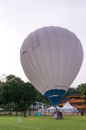 Pulau Pinang, Malaysia. 2 FEB 2017:Hot Air Balloons Festival at Padang Polo,Penang.のeditorial素材