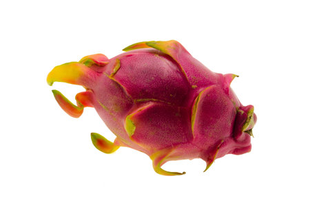 Dragon Fruit on white backgroundの写真素材