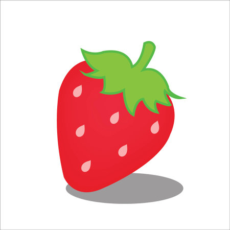 Ripe strawberry isolated on white.の写真素材