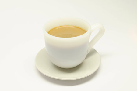 Coffee isolated on white Clipping Path.の写真素材