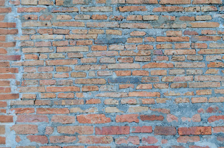 Old brick wall in a background image.の写真素材