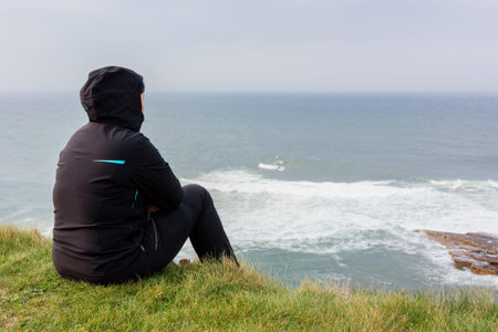 Alone on the coast