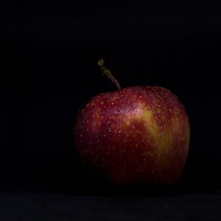 Sweet red appleの写真素材