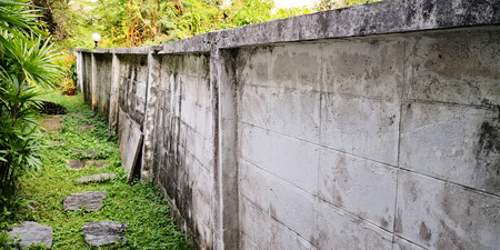 Broken old wallの写真素材