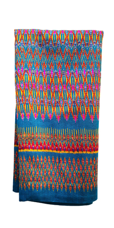 Thai traditional fabric cloth 01 fullの写真素材