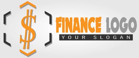 vector image finance logoのイラスト素材