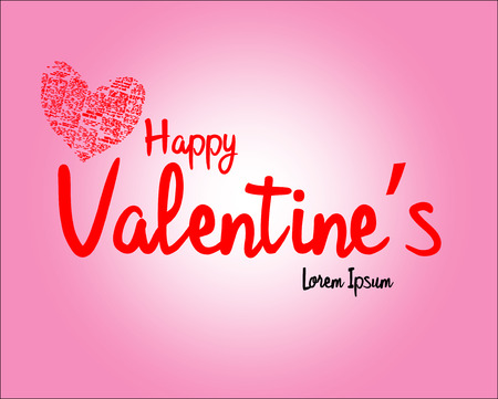vector image happy valentine's dayのイラスト素材