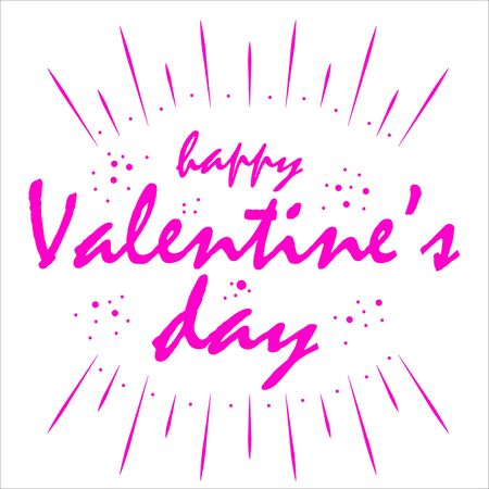 vector image happy valentine's dayのイラスト素材