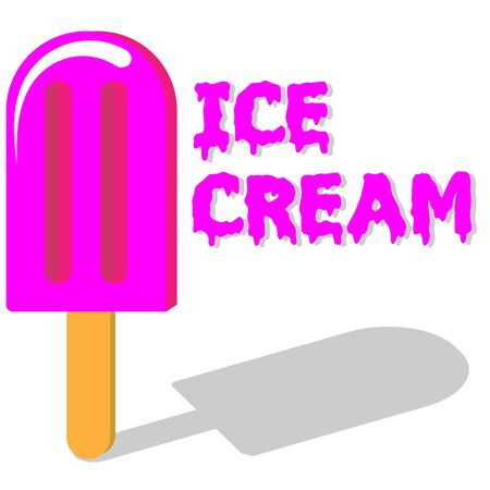 vector image ice creamのイラスト素材