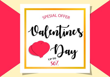 Valentine's day backgroundのイラスト素材