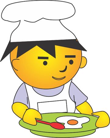 try to make something new in recipeのイラスト素材