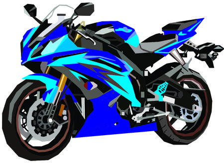 fairing motorcycleのイラスト素材