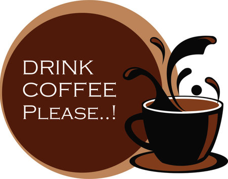 coffee in vector designの写真素材