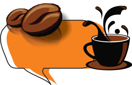 coffee in vector designの写真素材